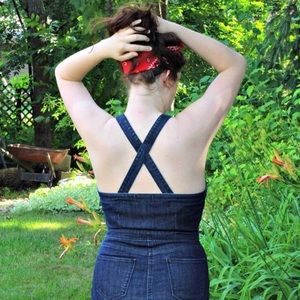 Button Front Denim Dress (8)